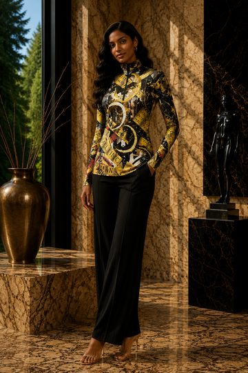 Free to Be Autumn Half-Zip Top