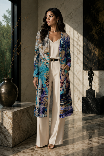 Elegance Is the Beauty That Never Fades Nikki Duster Cardigan