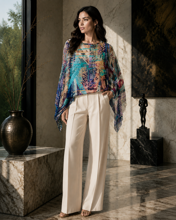 Elegance Is the Beauty That Never Fades Scarlet Shawl