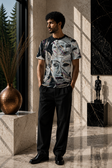 Faces of Unmasked Shadows Salvador Tee