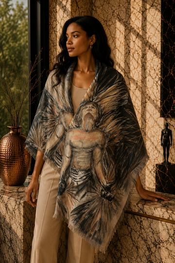 From the Shadow Into Your Light Blanche Blanket Scarf