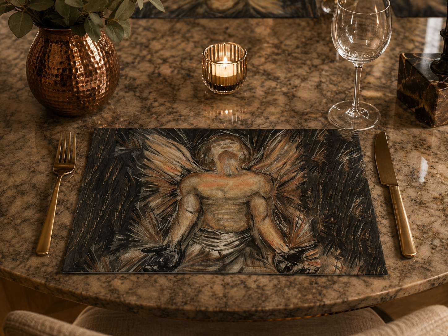 From the Shadow Into Your Light Céleste Placemats (pack of 4)