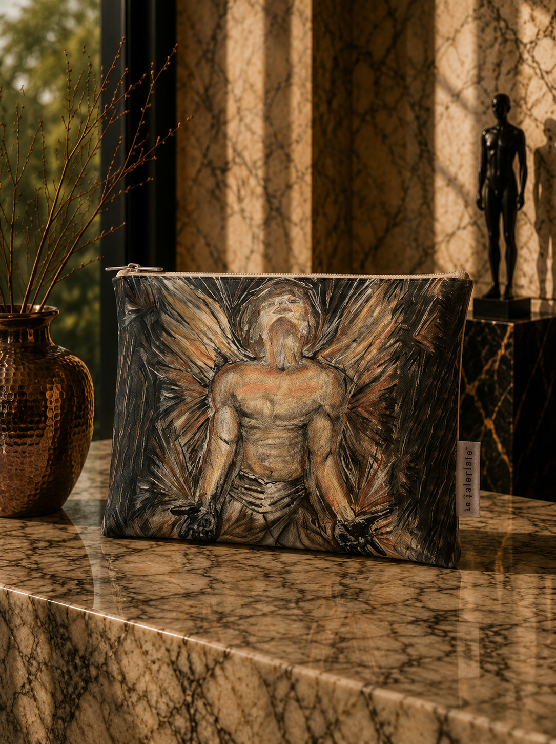 From the Shadow Into Your Light Lou Pouch in Canvas
