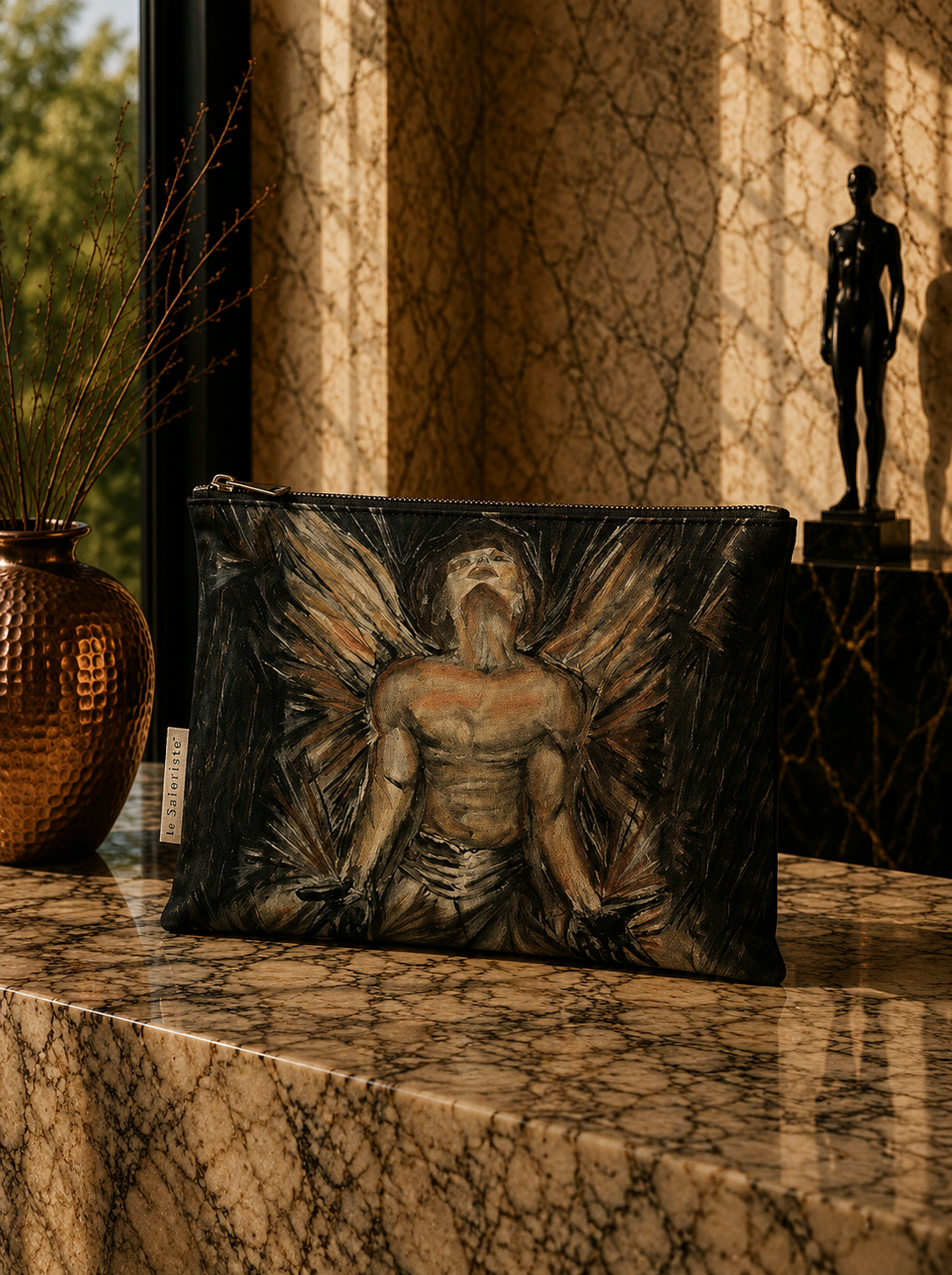 From the Shadow Into Your Light UAC69 Lou Black Pouch