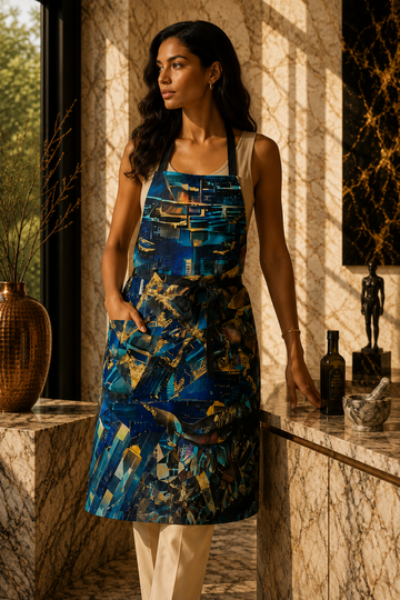 Golden Crown for Those Unseen Angèle Apron