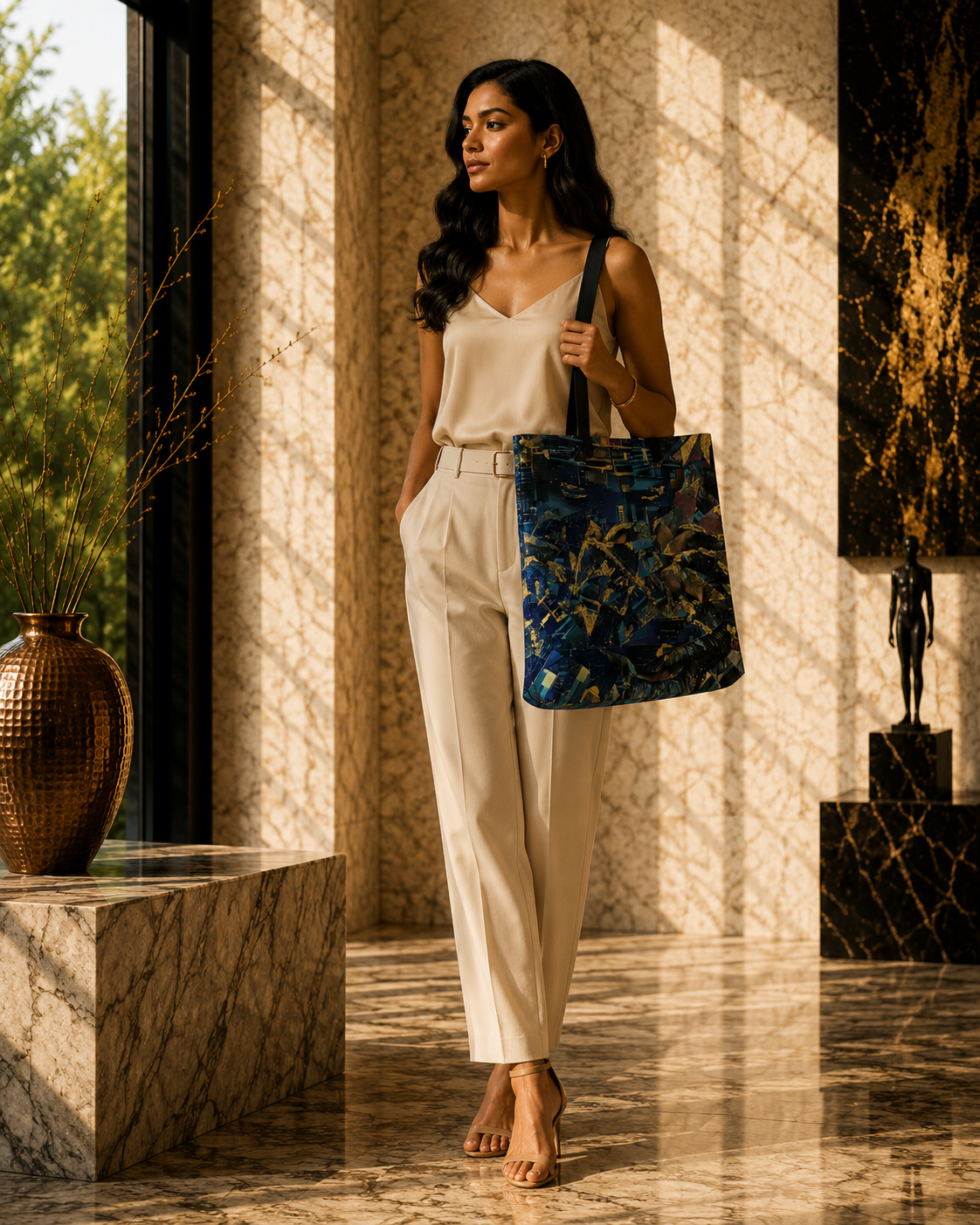Golden Crown for Those Unseen Reubens Tote Bag