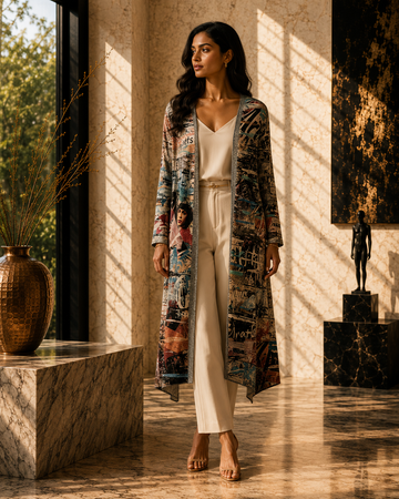Gratitude Plus-Size Nikki Duster Cardigan