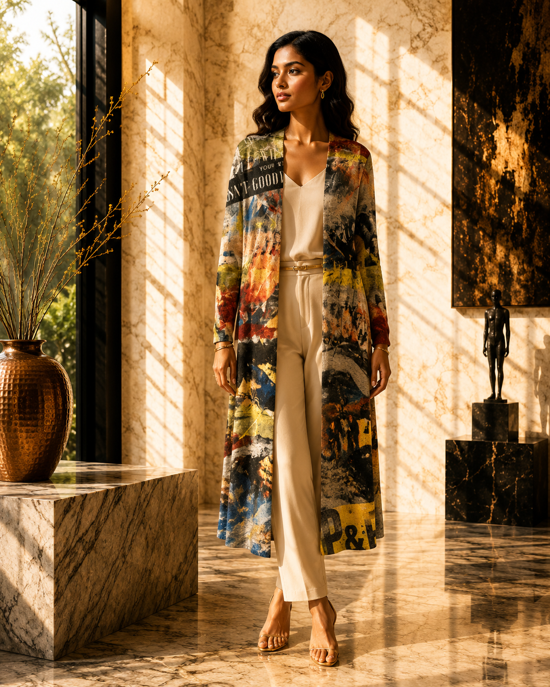 Grit Plus-Size Nikki Duster Cardigan