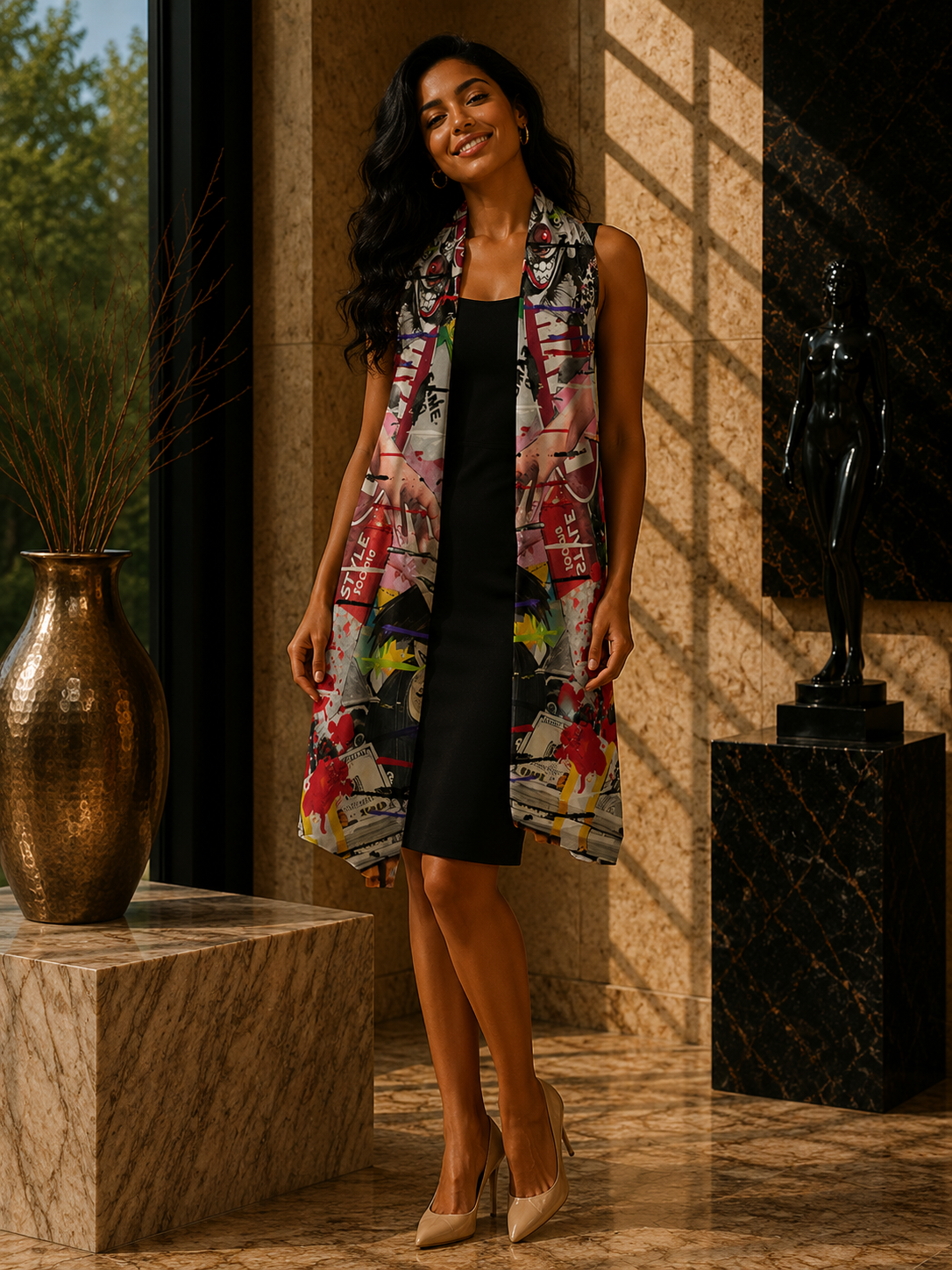 Hypocrisy in Acid Green Vivienne Scarf