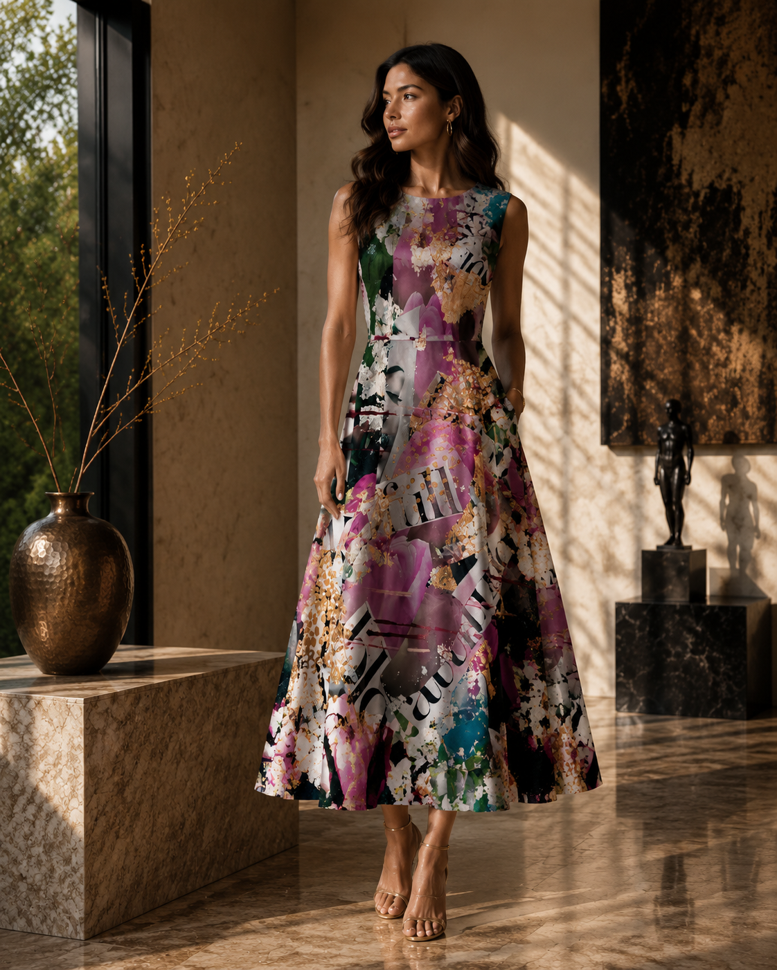 I Should Tell You Audrey Fit & Flare Midi Dress