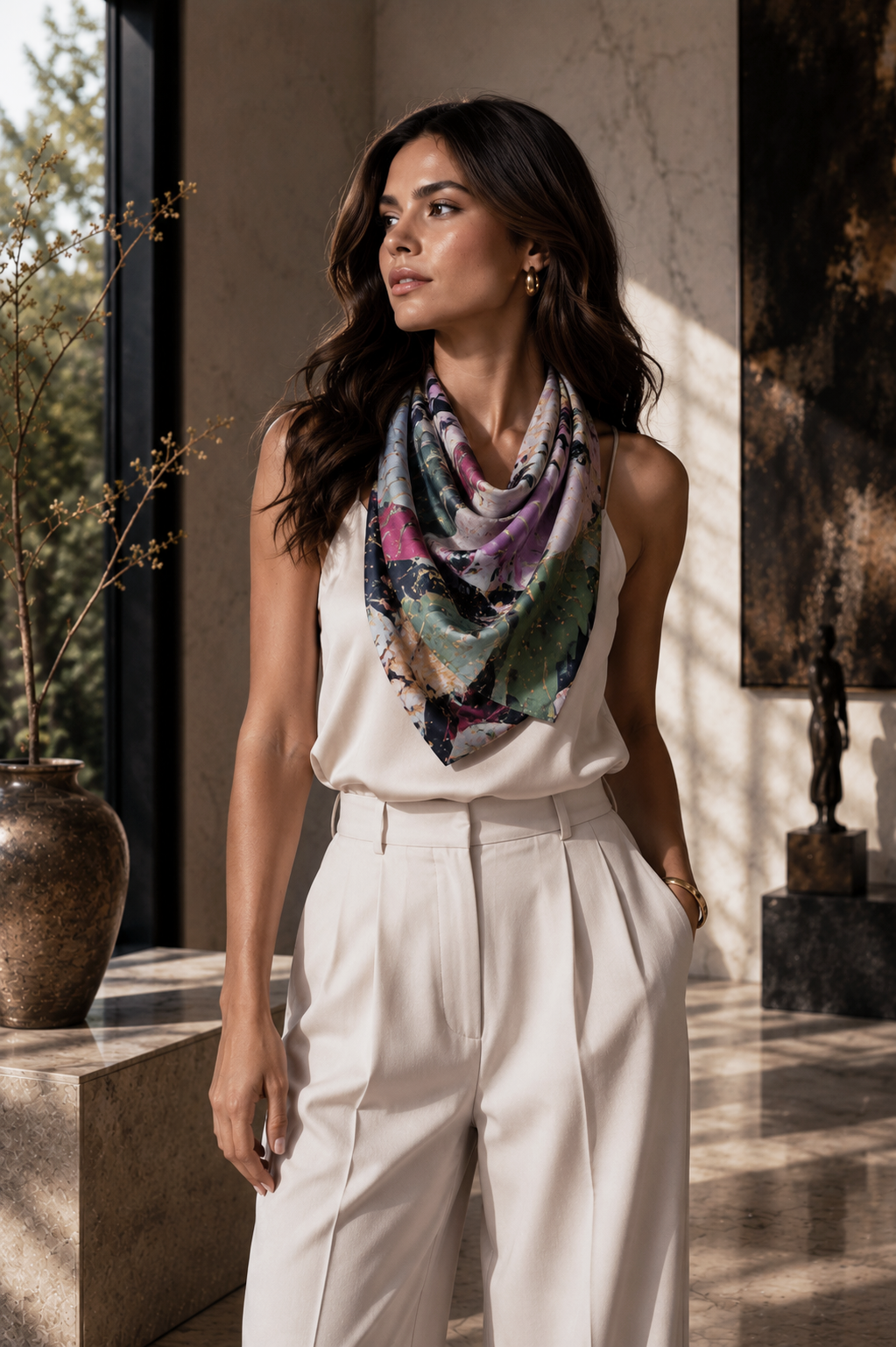 The Fragility of Becoming Nora Infinity Scarf