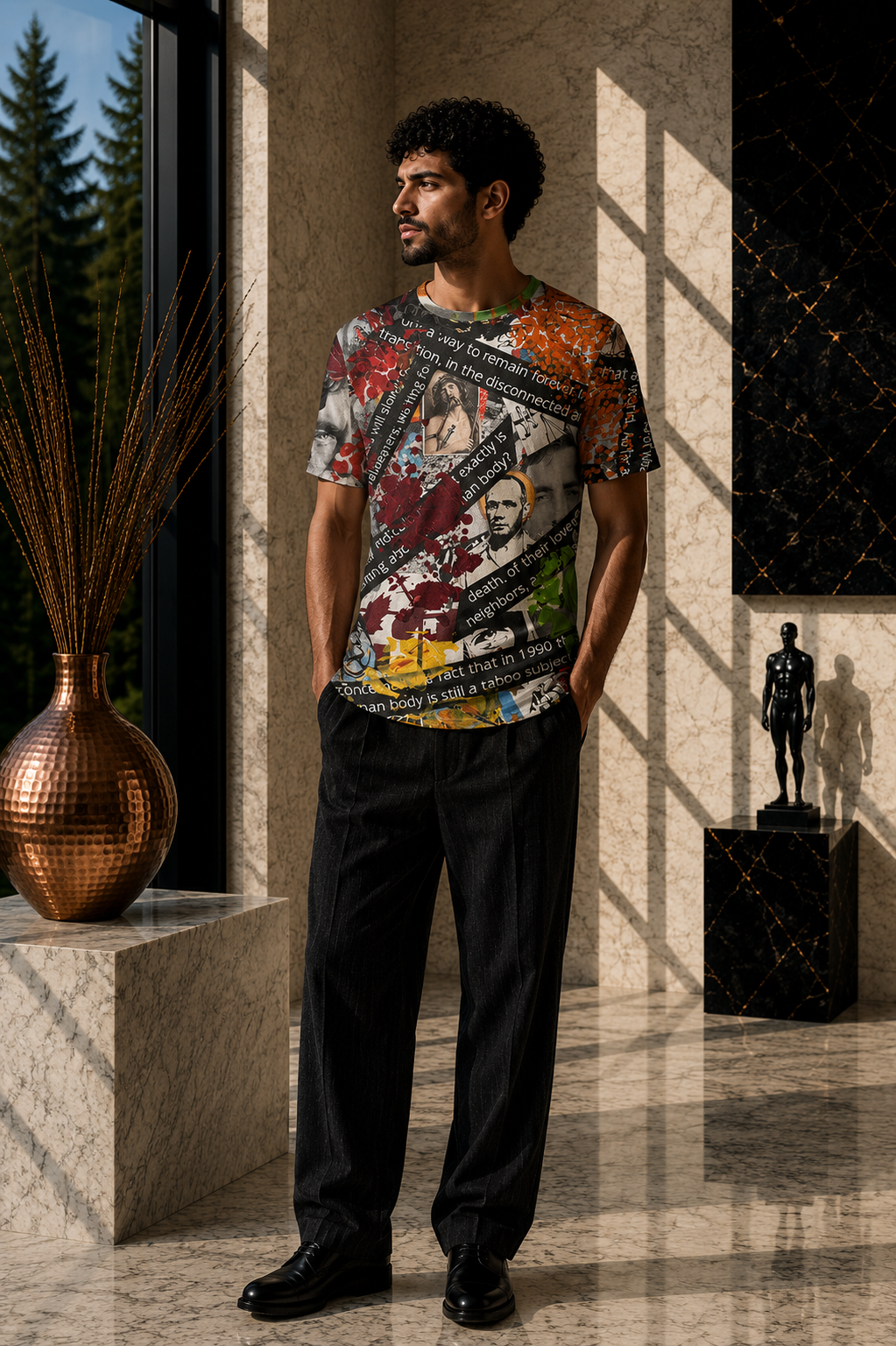 Portraits in Layers of Defiance Salvador Tee