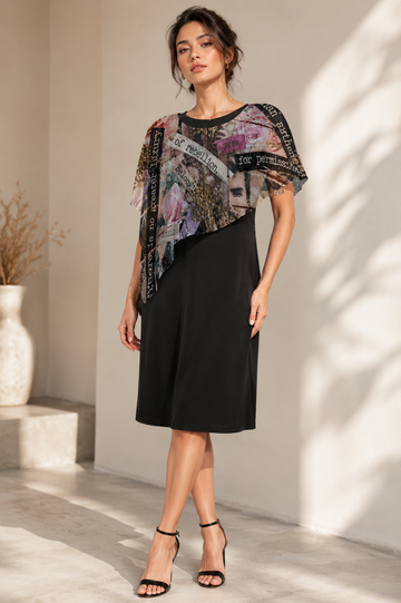Courage to Be Seen Joni Cape Dress