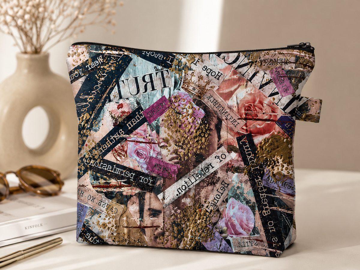 Courage to Be Seen Raya Canvas Carryall Pouch